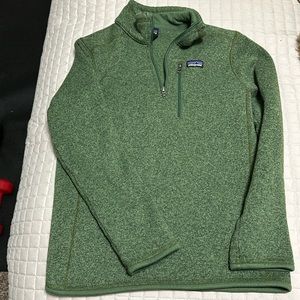 Patagonia Boys Quarter Zip Better Sweater size L (12).